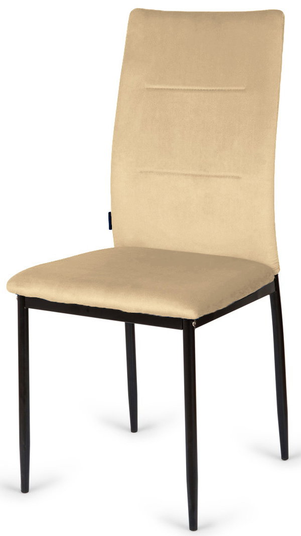 Krzeso tapicerowane VALVA DUO VELVET BEIGE